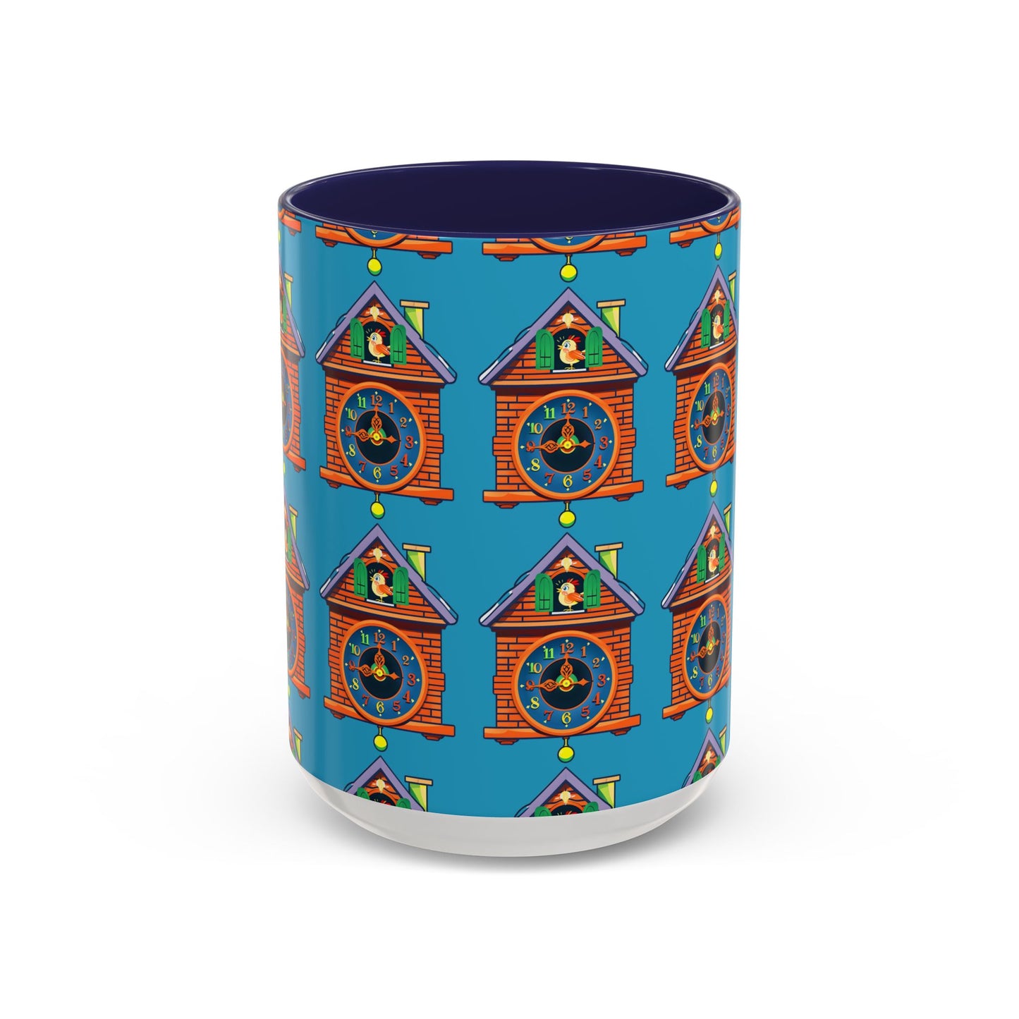 Whimsical Clock House Coffee Mug Unique Gift for Home Decor
