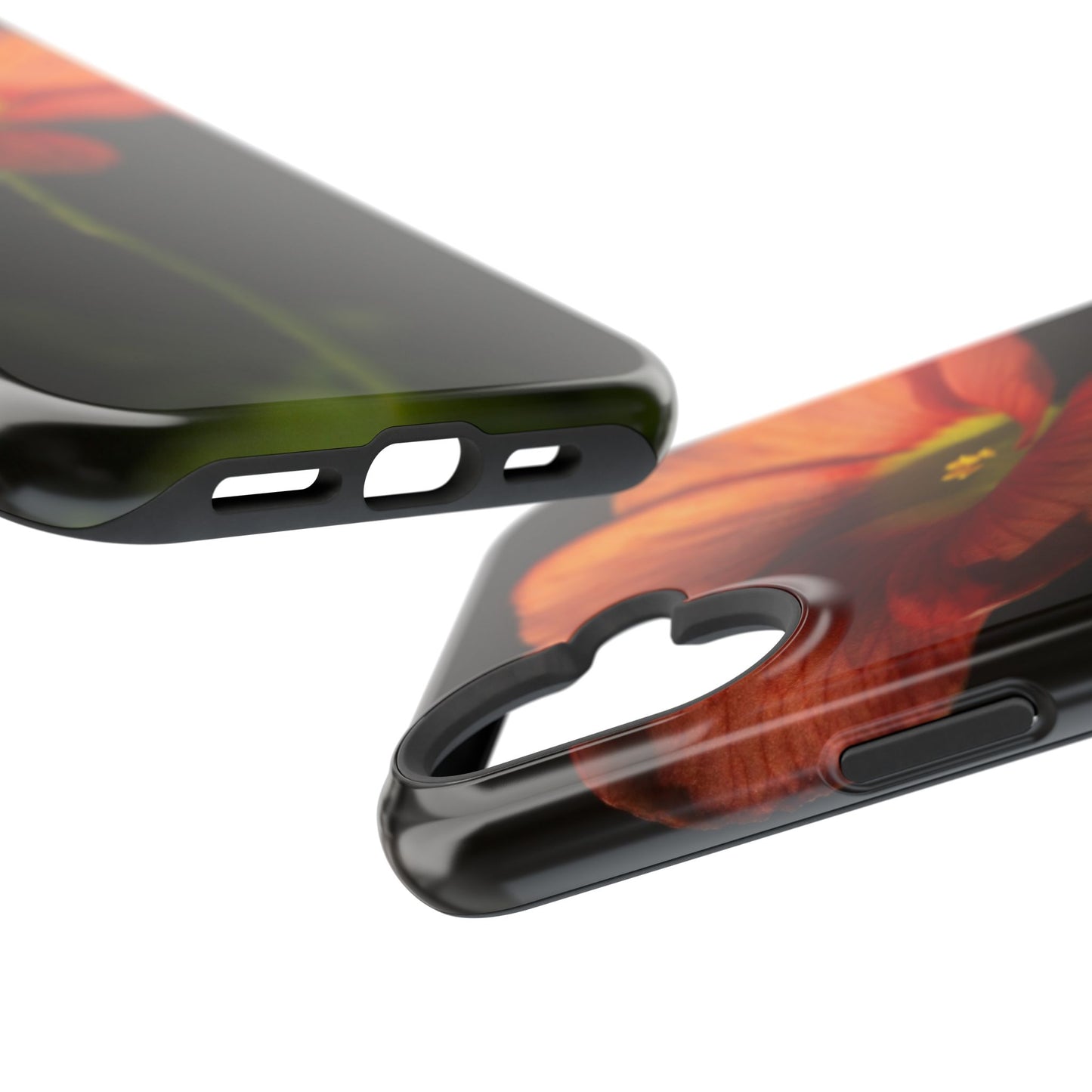 Poppy Bloom Magnetic Impact Phone Case — Slim Protective Floral Design