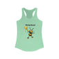 Sticky Sweet Bee Racerback Tank, Cute Summer Top, Gift for Bee Lovers, Fun Fitness Apparel