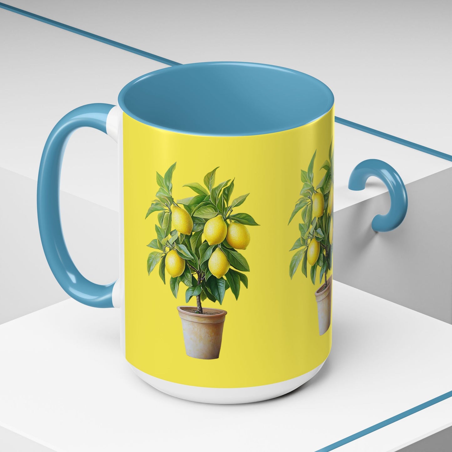 Lemon Tree Accent Coffee Mug - Cheerful Gift for Garden Lovers, Unique Kitchen Decor, Spring Celebration, Housewarming Present, [...]