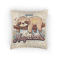 Sloth Napaholic Woven Pillow — Cute Napaholic Decorative Throw Pillow