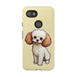 Cute Dog Phone Case, Pet Lover Gift, Custom Phone Cover, Cartoon Dog Case, Durable Phone Accessory