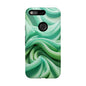 Stylish Phone Case, Tough Case, Green Abstract Design, Cell Phone Cover, Unique Gift, Trendy Accessory