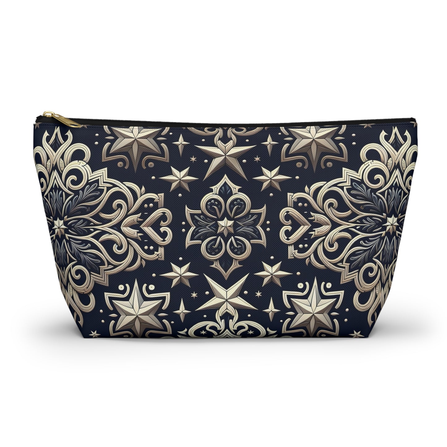 Elegant Starry Pattern Accessory Pouch | Makeup Bag, Travel Organizer, Gift for Her, Stylish Storage, Cosmetology Essentials