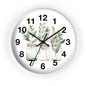Botanical Wall Clock - Home Decor, Gift for Plant Lovers, Modern Art, Housewarming, Eco-Friendly Design