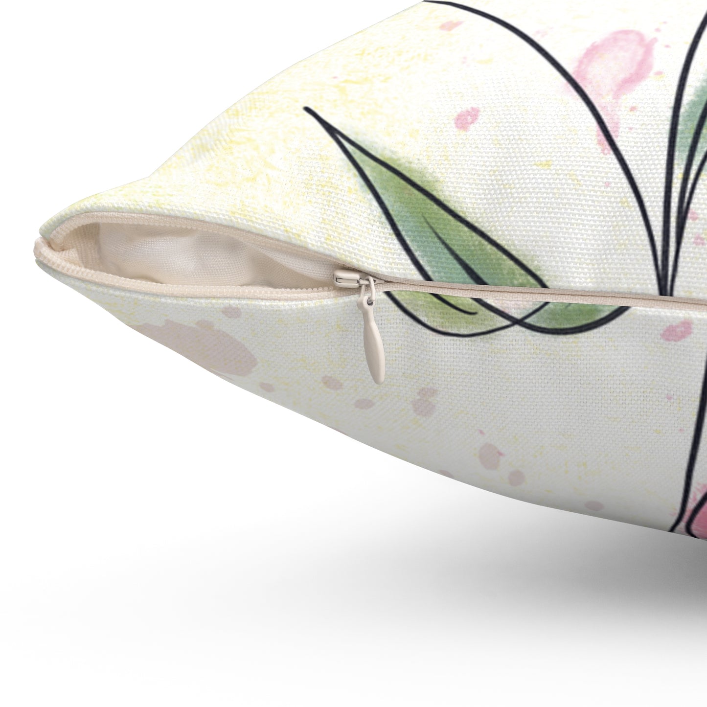 Spun Polyester Square Pillow