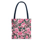 Pretty Pink Floral Tote Bag, Stylish Reusable Bag, Shopping Tote, Gift for Her, Eco-Friendly, Mother's Day Gift