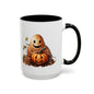 Whimsical Halloween Coffee Mug | Pumpkin-Inspired Drinkware, Cute Fall Decor, Gift for Pumpkin Lovers, Cozy Autumn Vibe