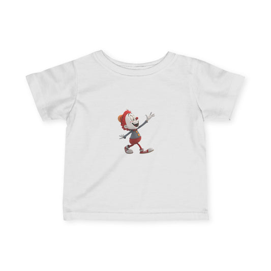 Infant Cartoon Character Tee, Cute Baby T-shirt, Kids' Playwear, Birthday Gift, Toddler Apparel, Funny Baby Shirt