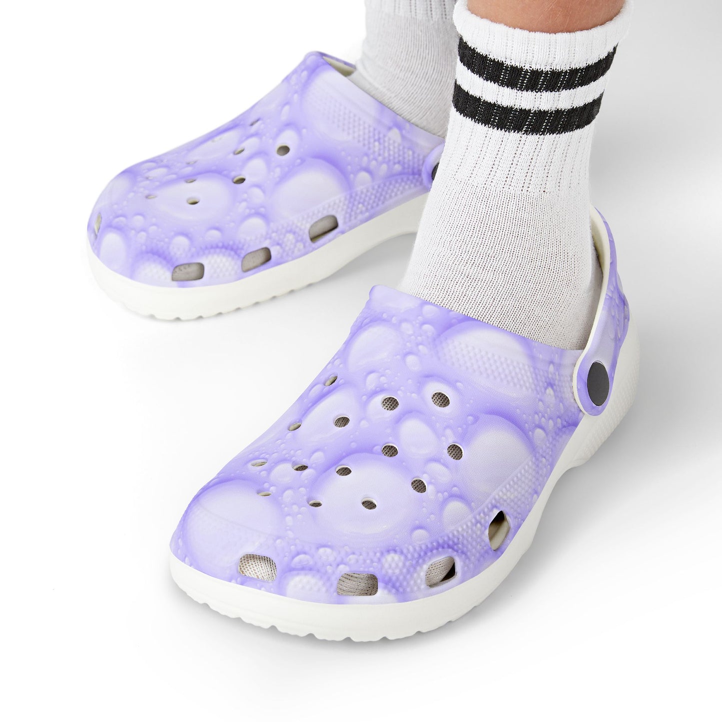 Whimsical Kid's EVA Clogs - Fun Bubble Design for Summer Play, Pool Days, Beach Trips, Birthday Gifts, or Outdoor Adventures
