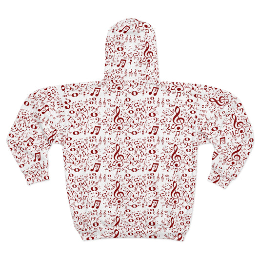 Musical Note Zip Hoodie