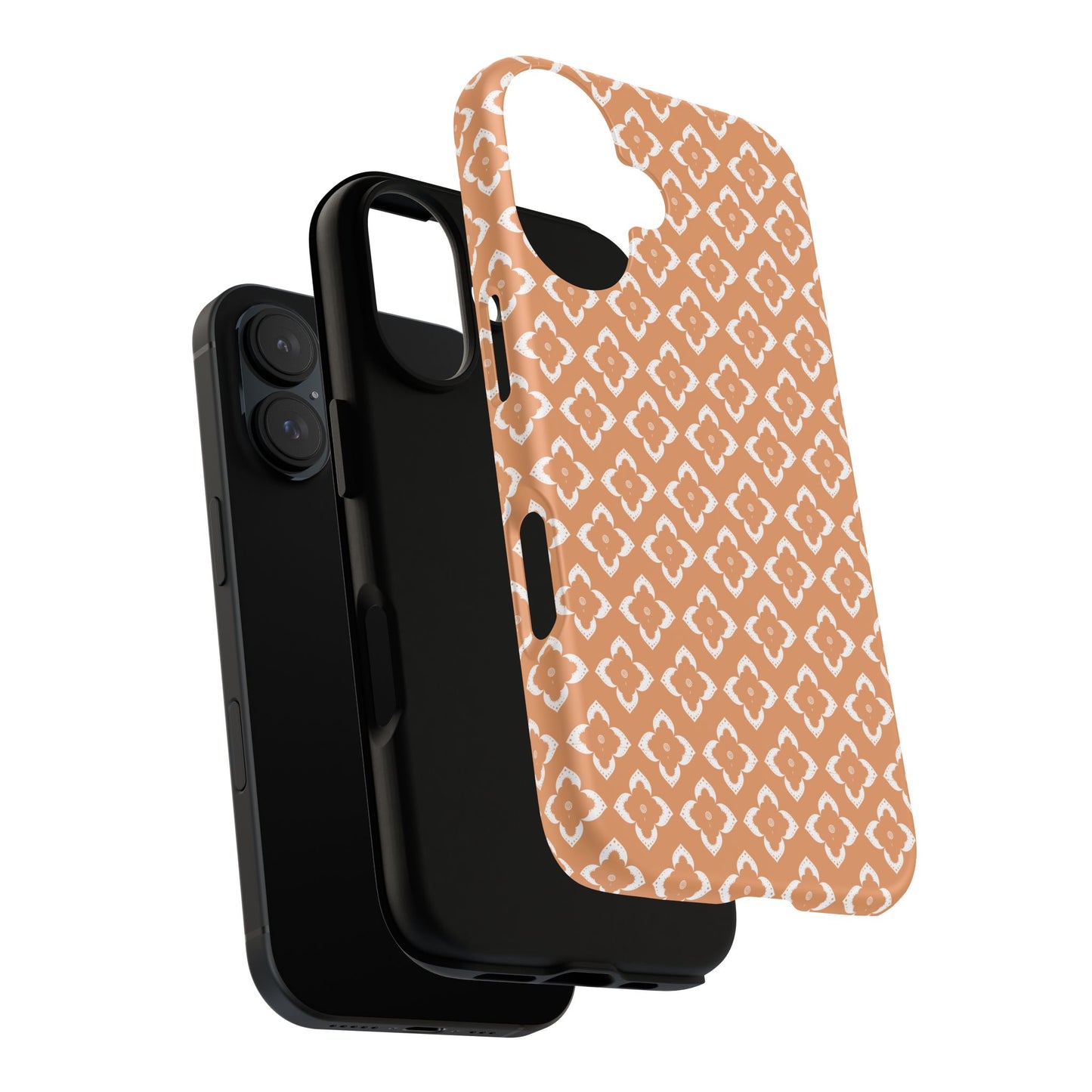 Stylish Phone Case, Tough Cases for Protection, Trendy Design, Gift for Tech Lovers, Phone Accessories, Floral Pattern