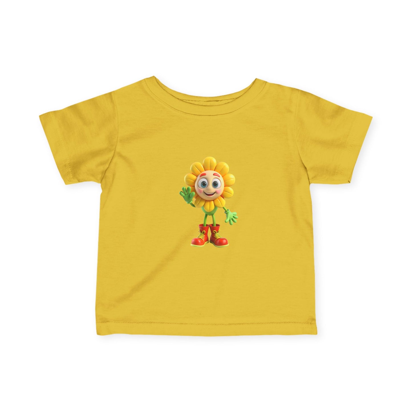 Sunshine Character Infant Tee, Cute Kids Shirt, Baby Gift, Toddler Apparel, Spring Outfit, Flower Design Tee