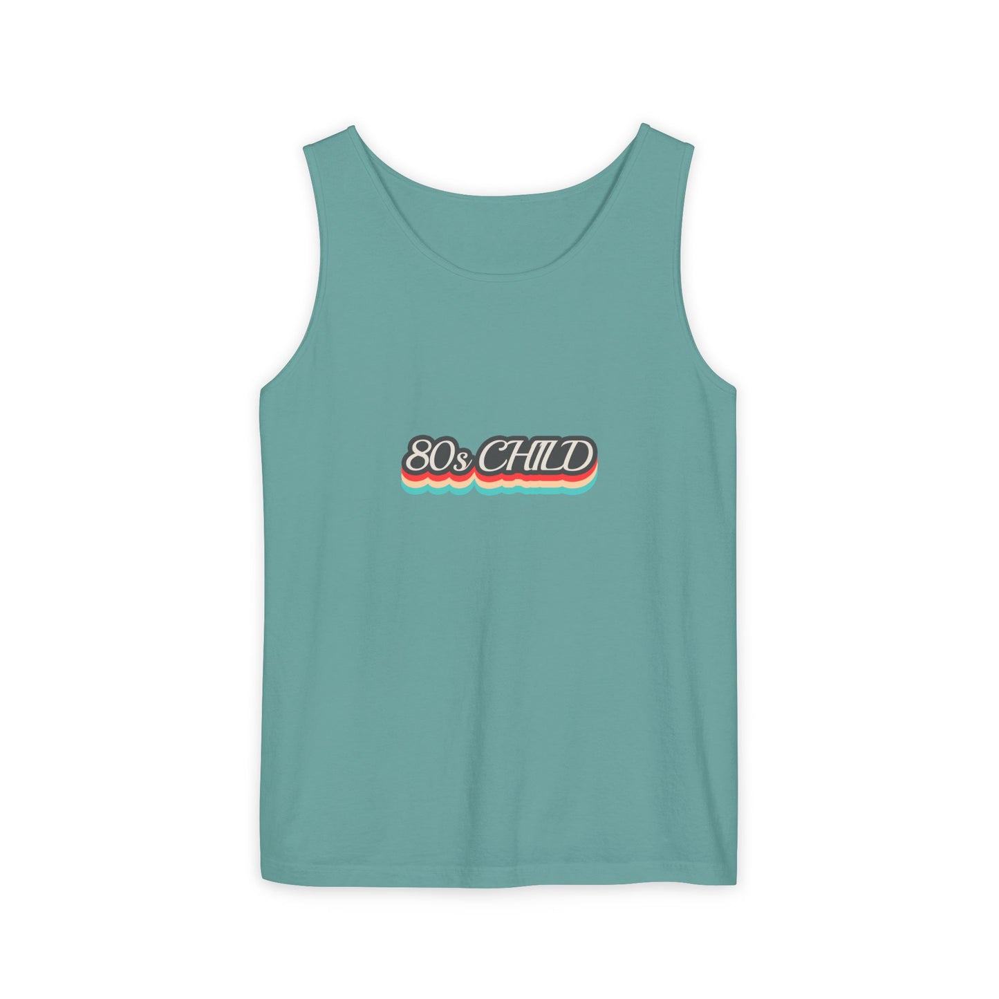 80s Child Unisex Tank Top | Retro Summer Wear, Vintage Style Shirt, Gift for 80s Lovers, Bohemian Fashion, Nostalgic Apparel