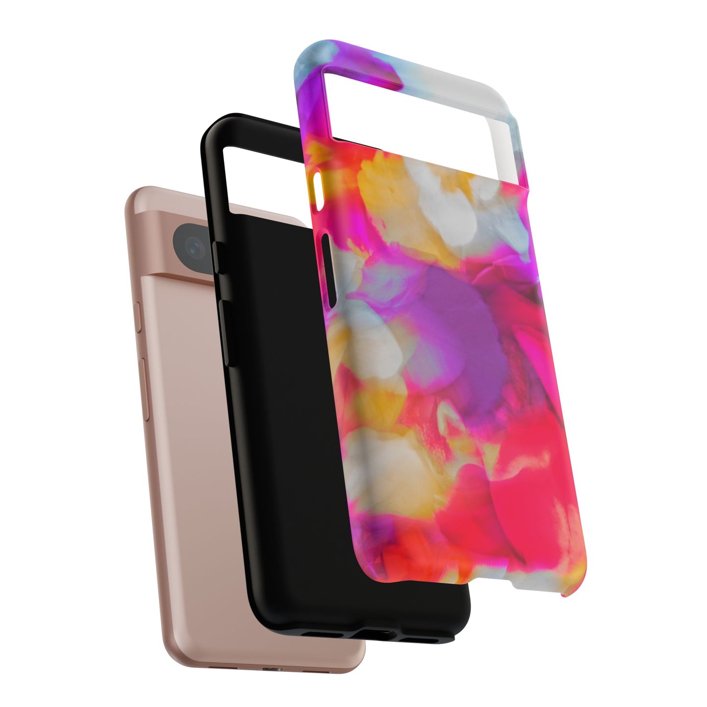 Floral Phone Case: Stylish Art for Your Device, Tough Cases, Gift for Her, Flower Print, Trendy Accessories, Phone Protection