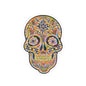 Colorful Skull Stickers | Day of the Dead Décor, Planner Stickers, Laptop Decals, Party Supplies, Artistic Gifts