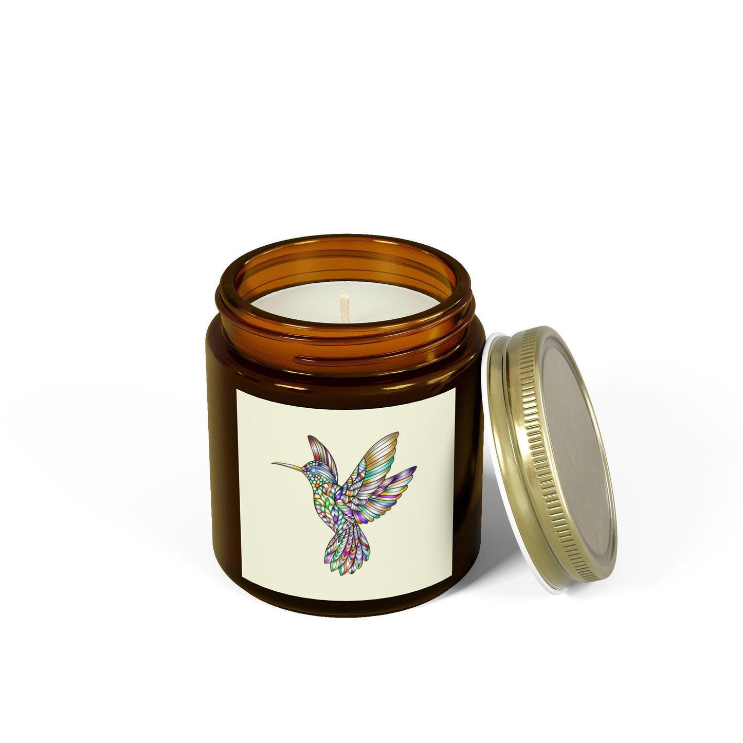Colorful Hummingbird Scented Candle, Aromatherapy Candle, Gift Idea, Home Decor, Relaxation Candle, Eco-Friendly Wax