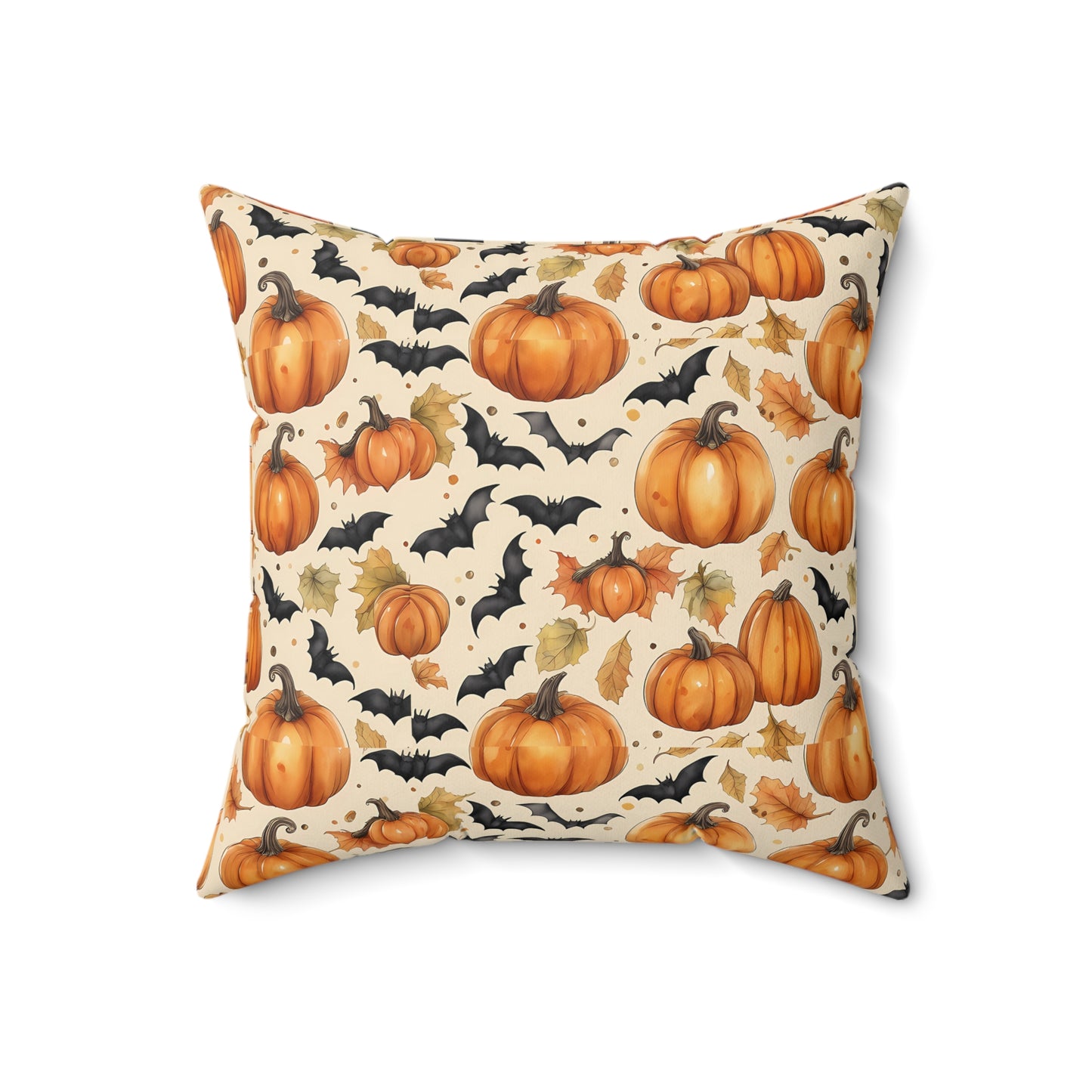 Halloween Pumpkin Bat Pillow, Decorative Throw Cushion for Fall Decor, Autumn Home Accents, Cozy Halloween Decor, Spooky Season Gift