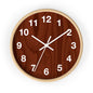 Natural Wood Wall Clock, Rustic Home Decor, Boho Style Clock, Modern Design, Gift for Housewarming, Office Clock
