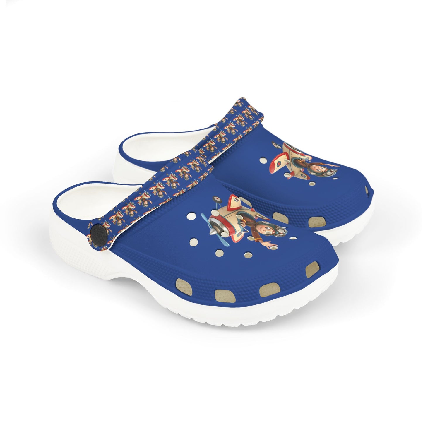 Kid's Fun Foam Clogs - Playful Aviation Theme, Lightweight Slip-On Shoes for Kids, Perfect for Summer Play, Beach Trips, and Outdoor [...]