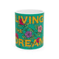 Living the Dream Ceramic Mug - Cozy Coffee Cup for Dreamers, Inspirational Gift, Tea Lover's Delight, Motivational Drinkware, Home & [...]