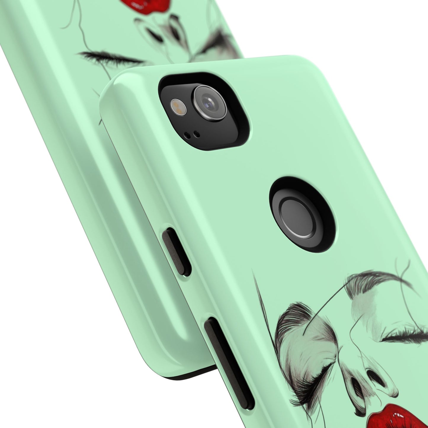 Stylish Phone Case, Artistic Phone Cover, Trendy Tech Accessory, Unique Cell Phone Protector, Gift for Her, Modern Aesthetic