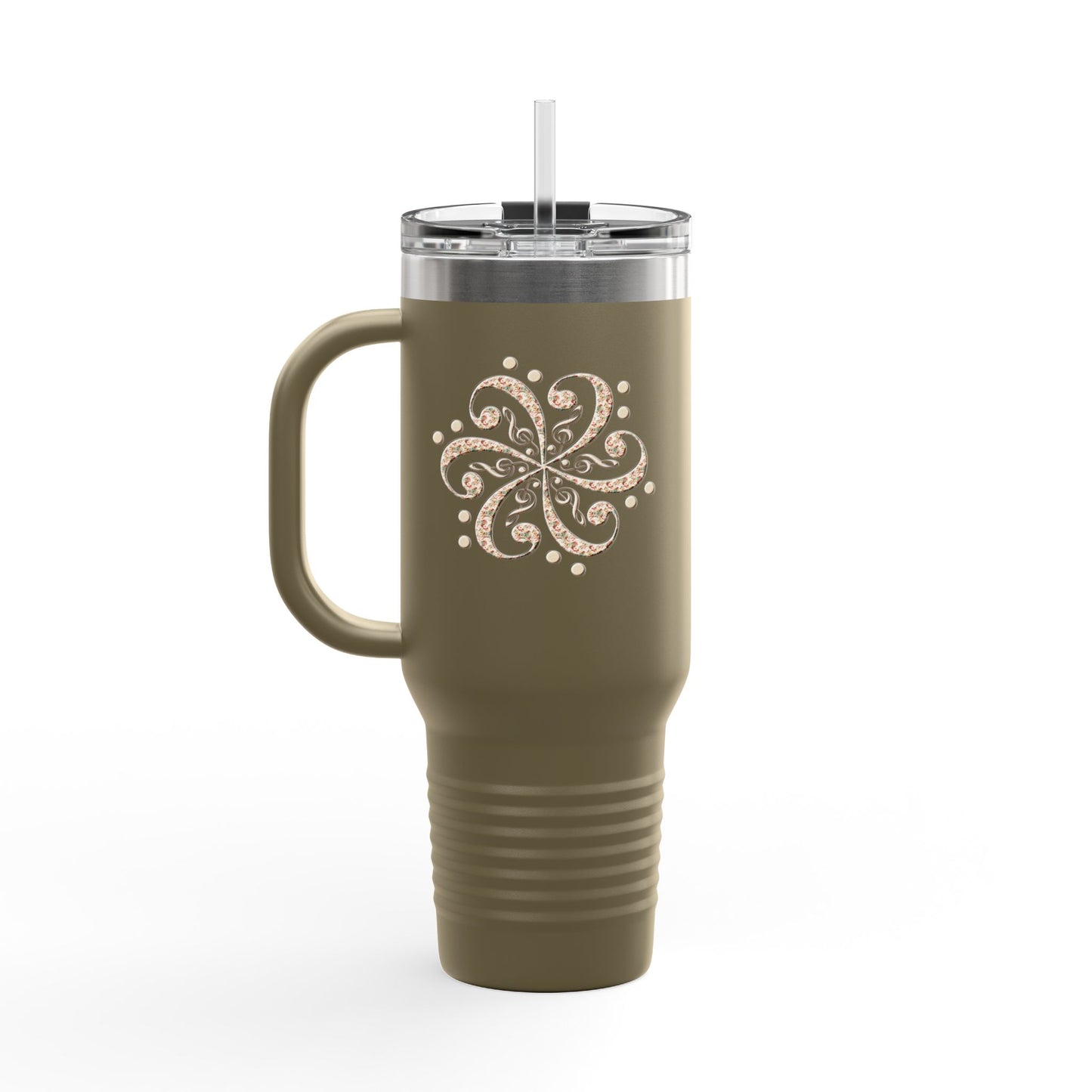 Stylish Insulated Travel Mug, 40oz - Perfect for Hot and Cold Drinks, Gifts for Coffee Lovers, Road Trips, and Office Use