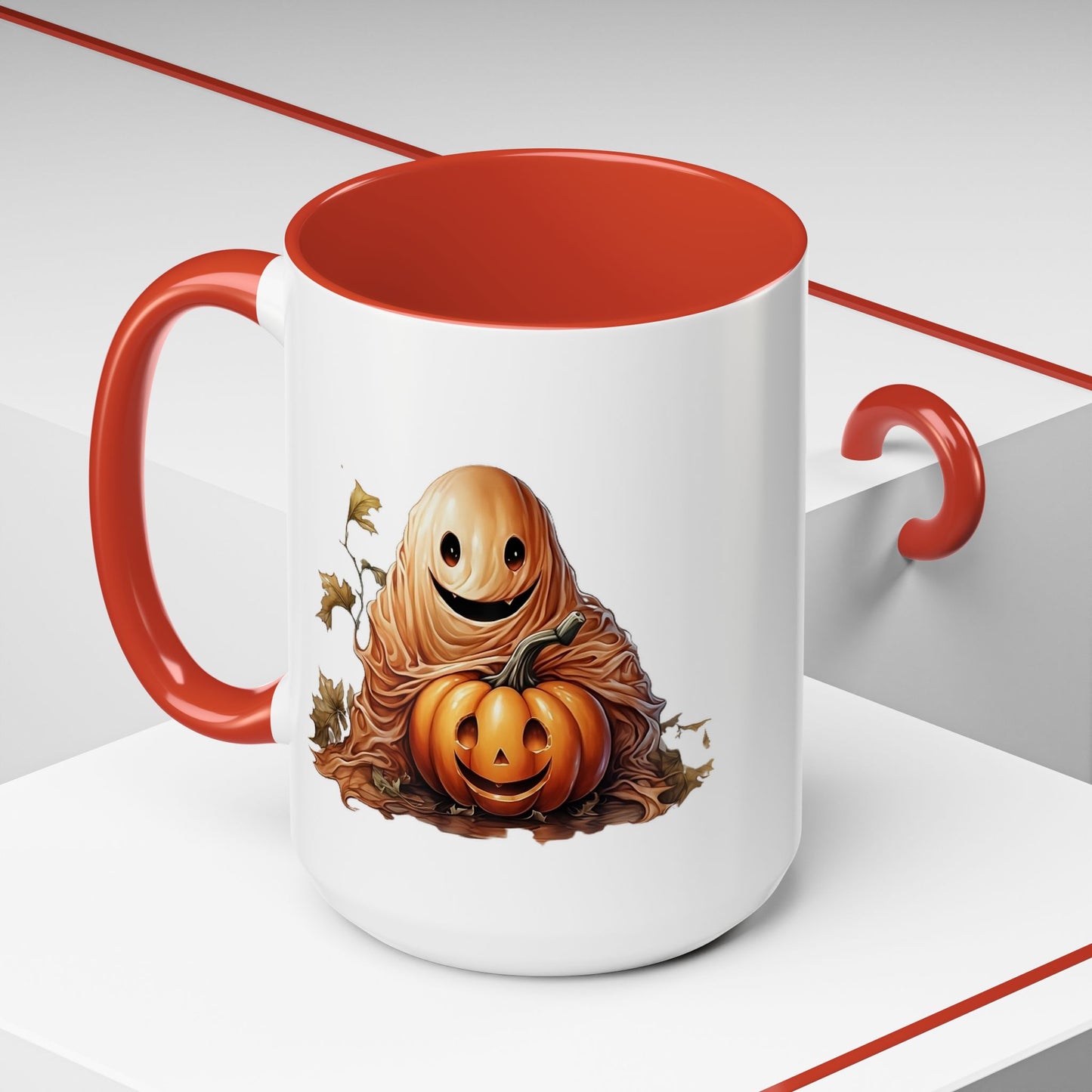 Whimsical Halloween Coffee Mug | Pumpkin-Inspired Drinkware, Cute Fall Decor, Gift for Pumpkin Lovers, Cozy Autumn Vibe