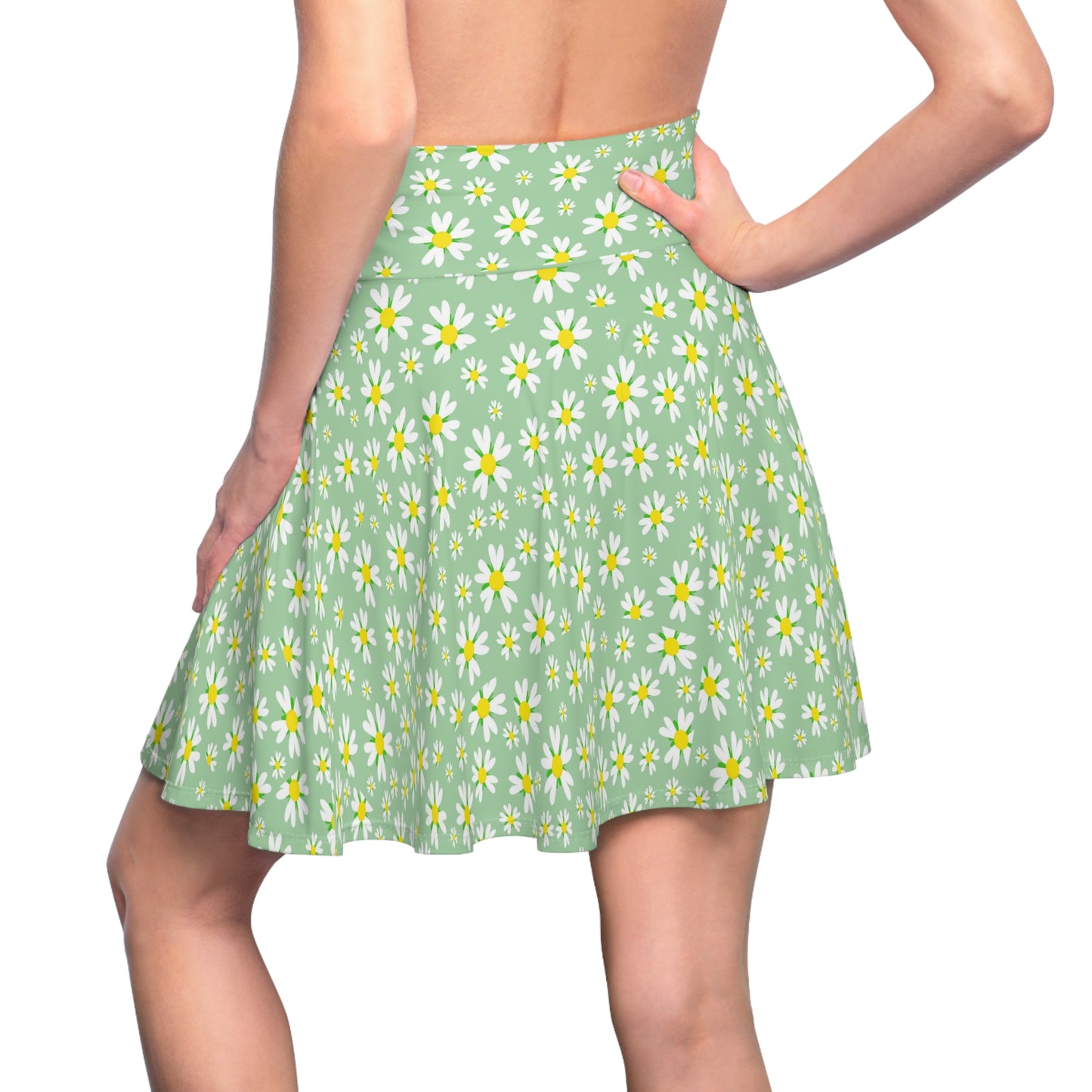 Women's Floral Skater Skirt, Spring Fashion, Boho Style, Summer Dressy, Picnic Outfit, Casual Wear
