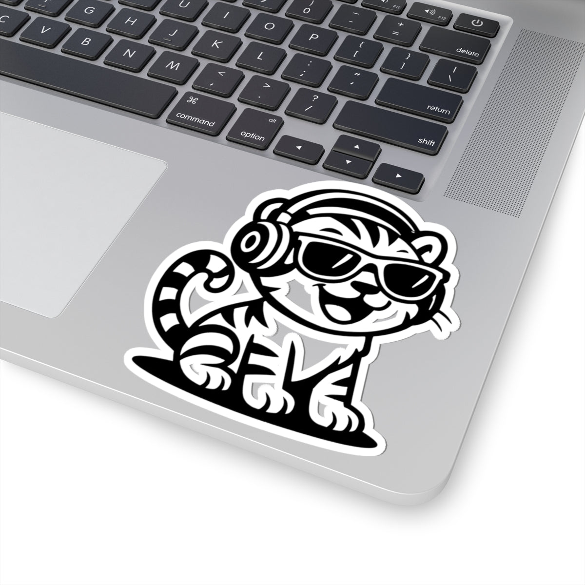 Chic Tiger Stickers - Cool Cat Vibes, Laptop Decor, Fun Animal Art, Gifts for Teens, Retro Aesthetic