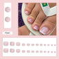Pure desire French diamond flash ins wind sweet and cool hot girl press-on nails and Press-on toenails special – Image 6