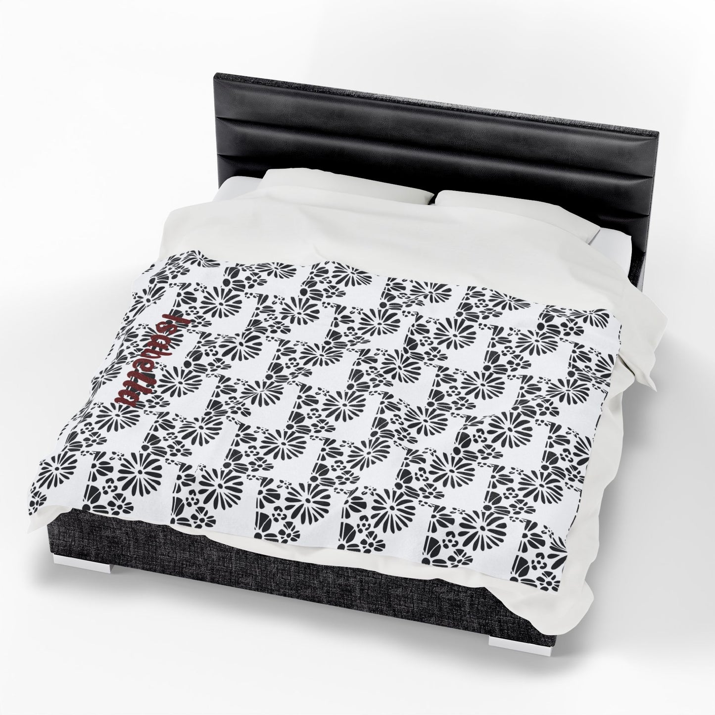 Cozy Personalized Plush Blanket Sophia