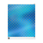 Blue Gold Dotted Swirl Wrapping Paper Roll — Decorative Gift Wrap