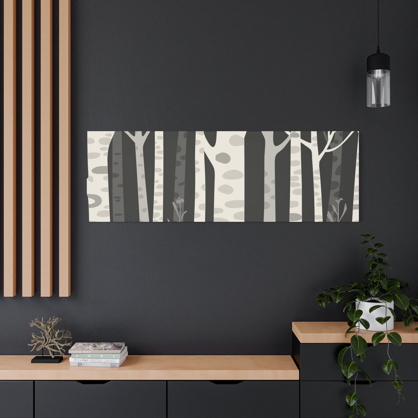 Matte Canvas, Stretched, 1.25" - Trees