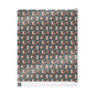 Christmas Wrapping Paper Roll — Cute Santa & Reindeer Pattern, Holiday Gift Wrap