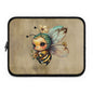 Cute Bee Laptop Sleeve, Laptop Case for Students, Creative Gadget Cover, Unique Gift for Nature Lovers, Floral Tech Accessory