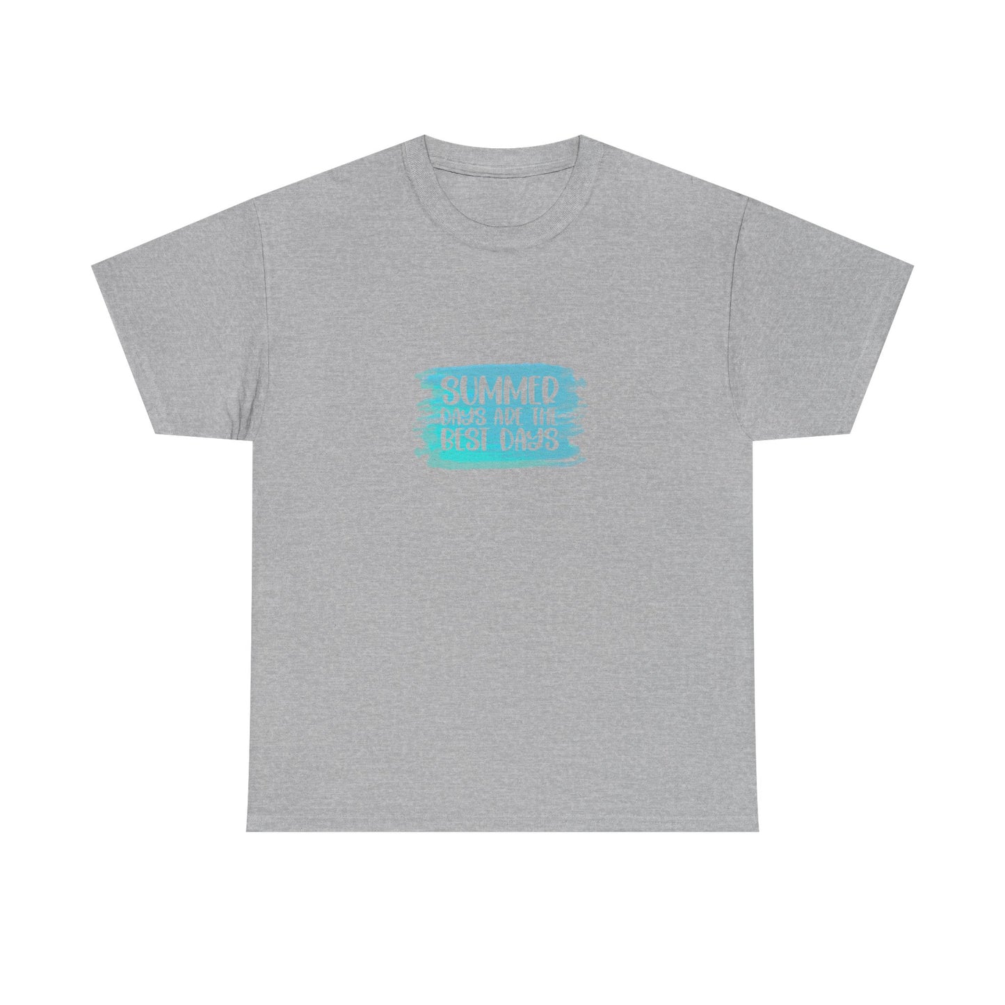 Summer Vibes Unisex Heavy Cotton Tee, Casual Wear, Graphic Tee, Gift for Friends, Festival Clothing, Summer Celebration
