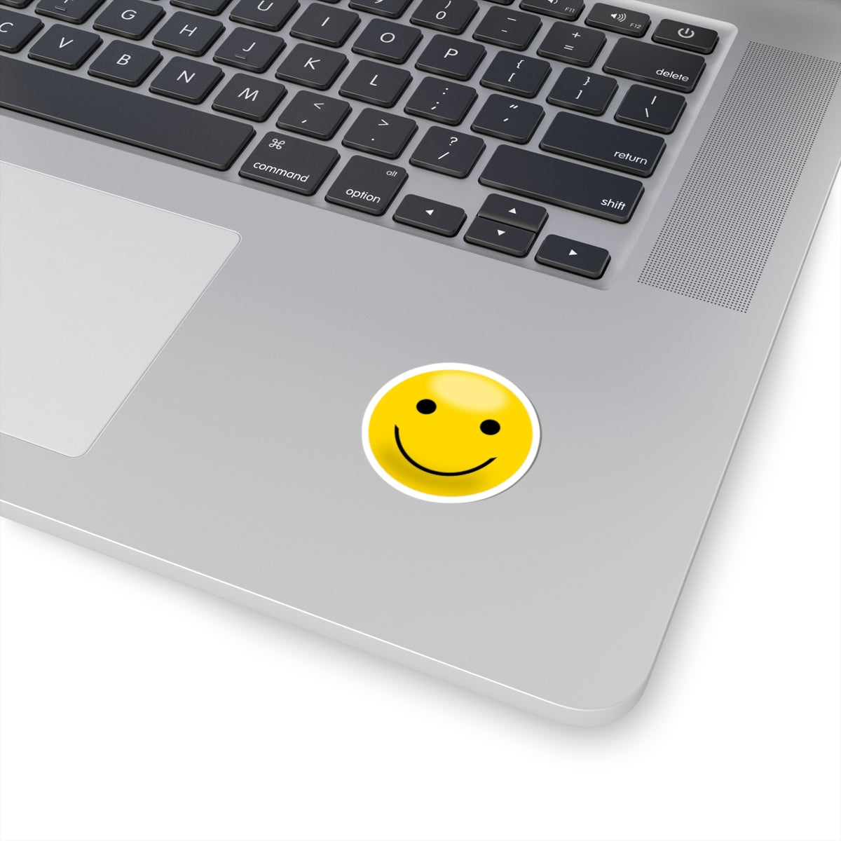 Cheerful Smile Kiss-Cut Stickers, Fun Decals for Laptops, Journals, Gift Wrap, Party Favors, Positive Vibes