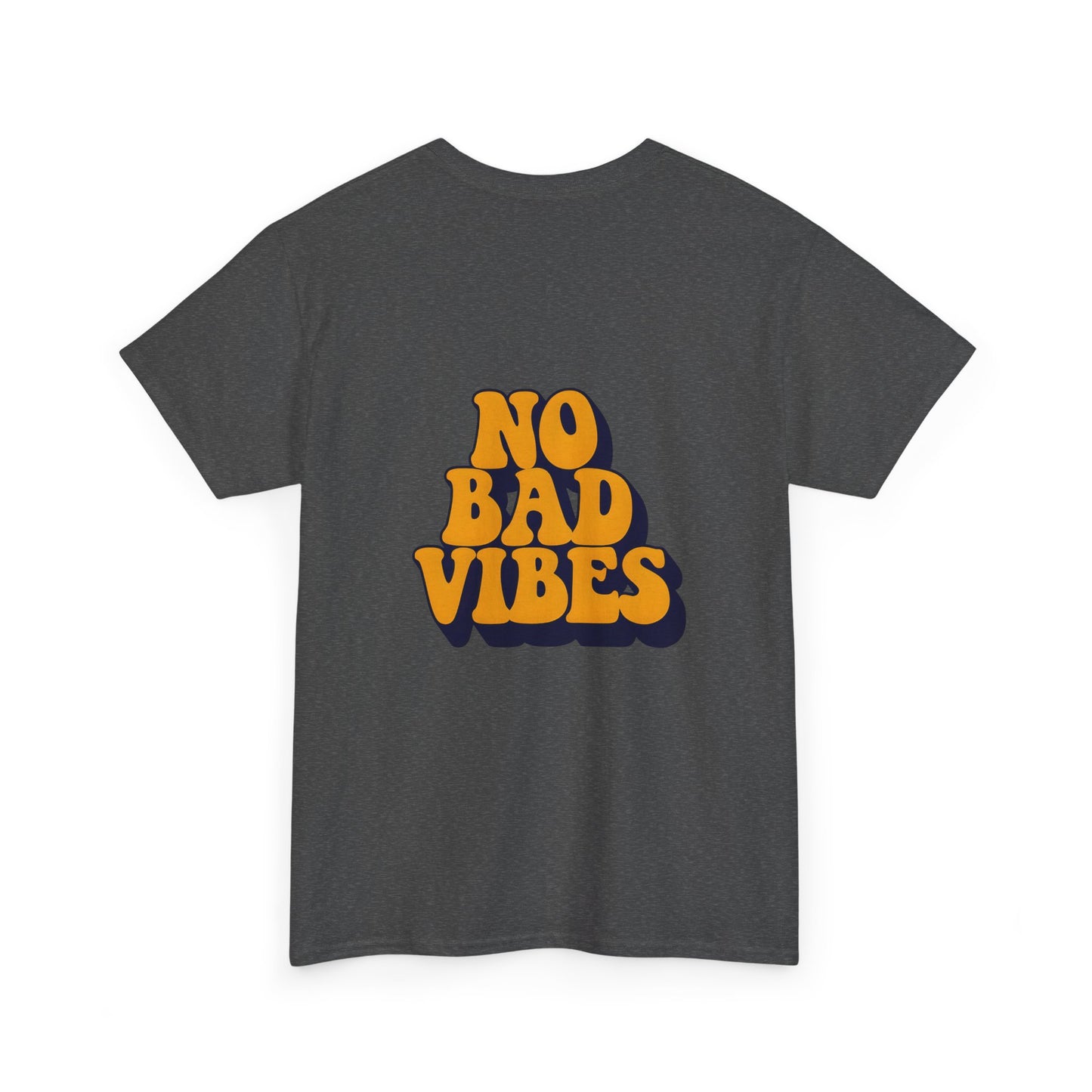 Good Vibes Only Unisex Heavy Cotton Tee, Casual Tee, Positive Message Shirt, Summer Fashion, Gift for Friends, Outdoor Wear