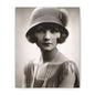 Vintage 1920s Flapper Portrait Canvas