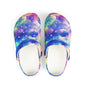 Colorful Kid's EVA Foam Clogs - Tie-Dye Waterproof Slip-Ons for Play, Summer, Parks, Beach, Joyful Footwear