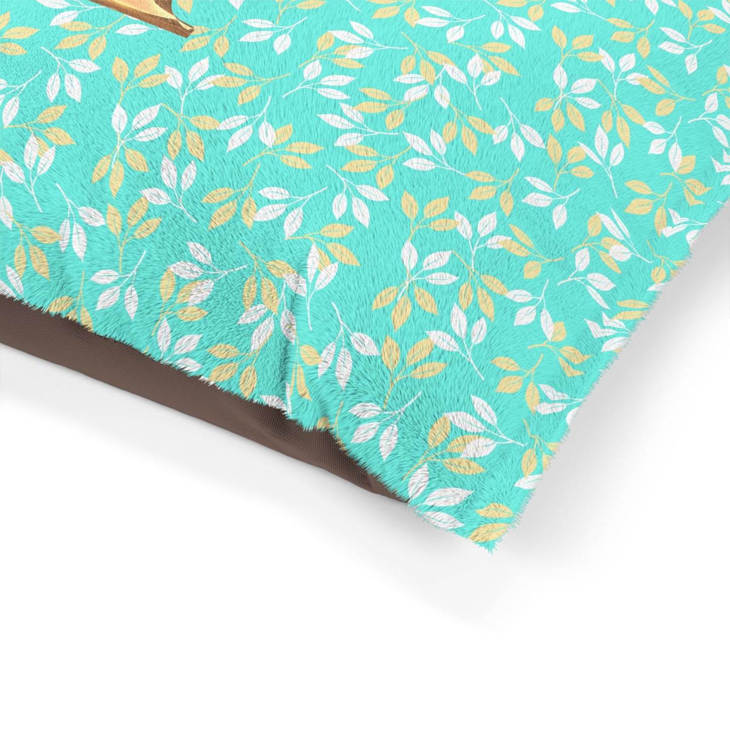 Personalized Floral Pet Bed for Dogs & Cats, Cozy Pet Cushion, Customizable Animal Resting Spot, Ideal Gift for Pet Lovers