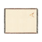 Cozy Woven Blanket - Personalized Gift Letter A