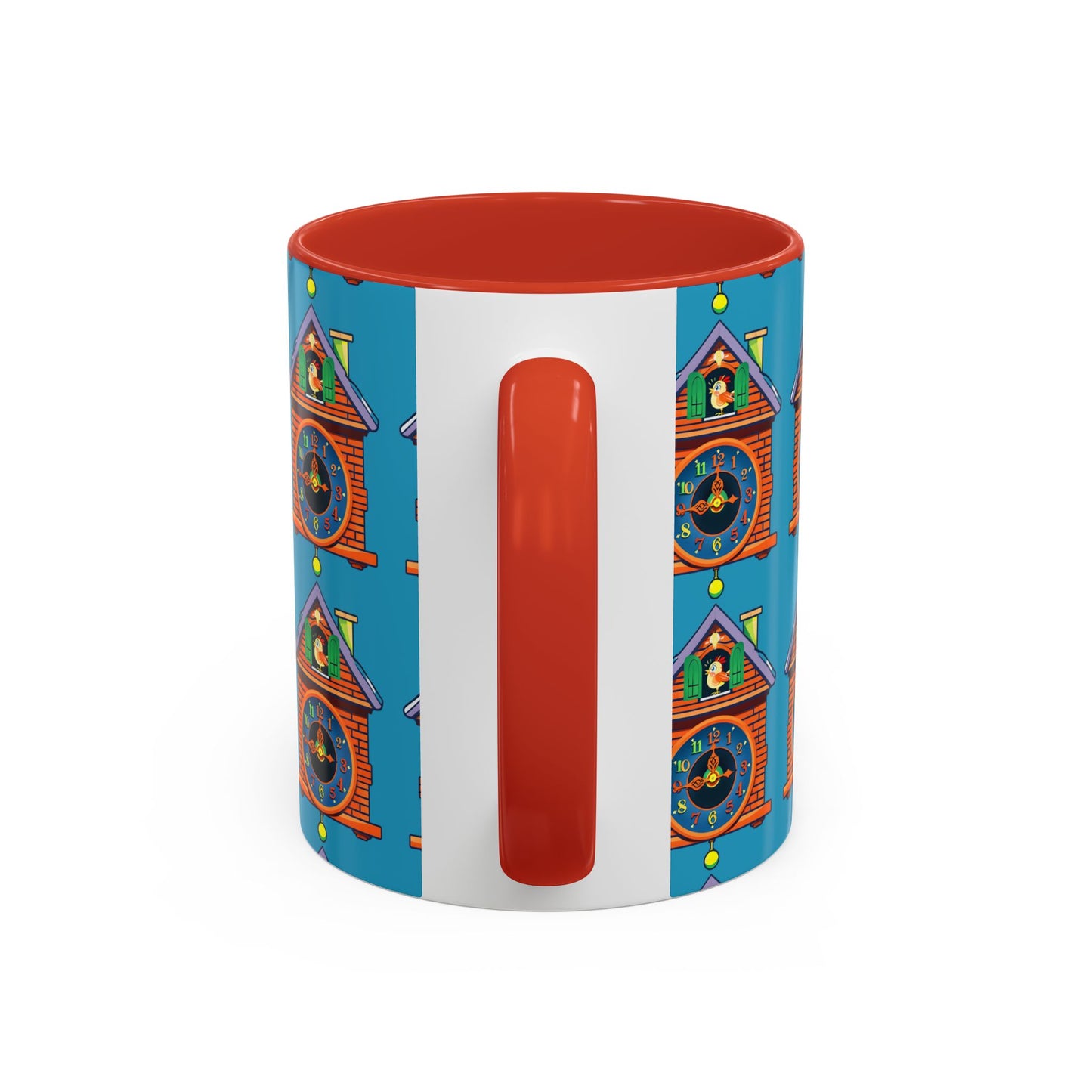 Whimsical Clock House Coffee Mug Unique Gift for Home Decor