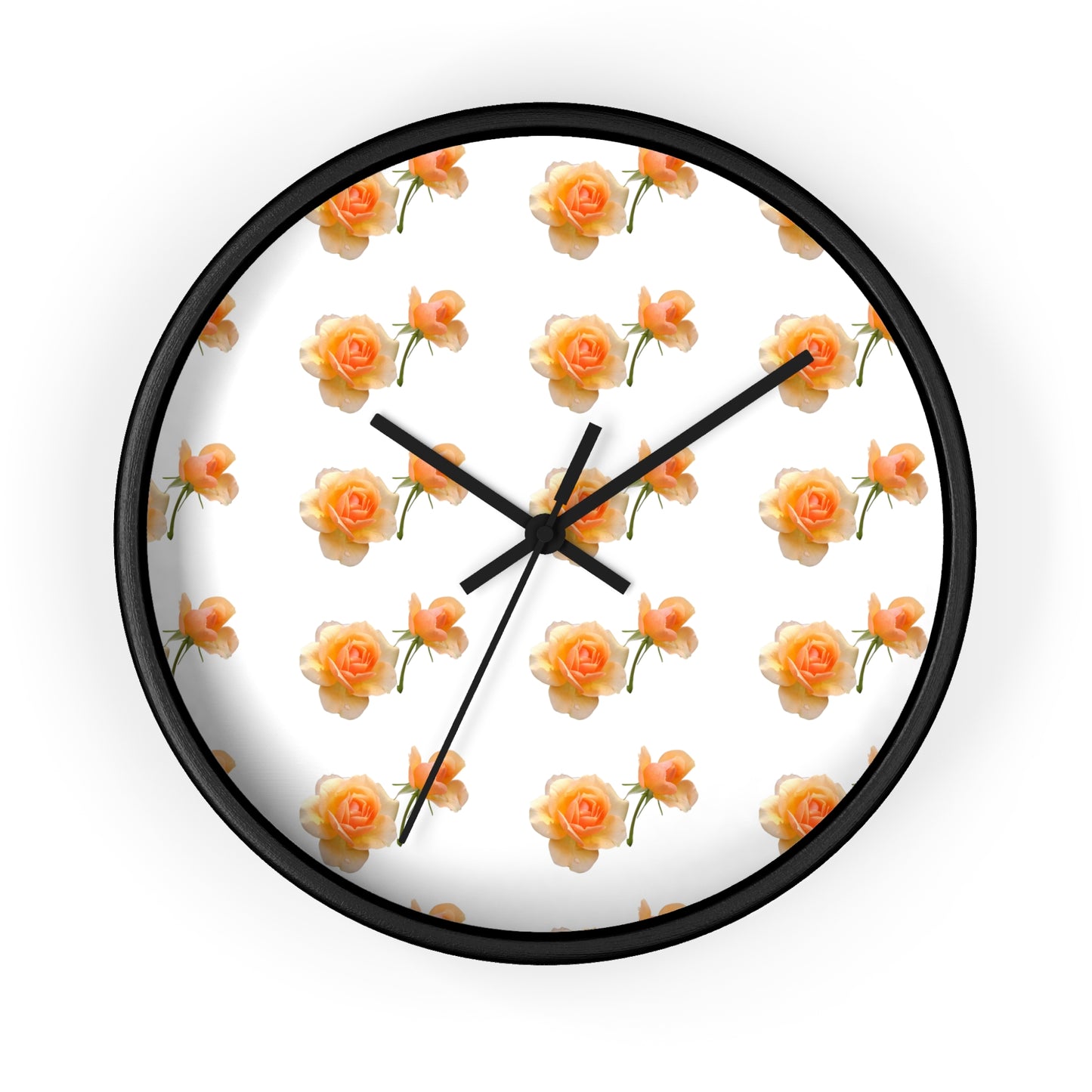 Charming Floral Wall Clock - Perfect for Home Decor, Gift for Her