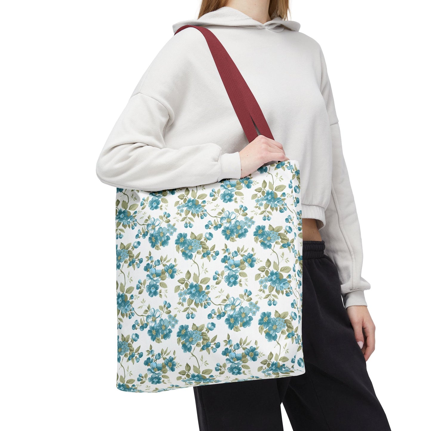 Floral Design Tote Bag | Reusable Shopping Bag, Beach Tote, Eco-Friendly Bag, Gift for Her, Travel Organizer