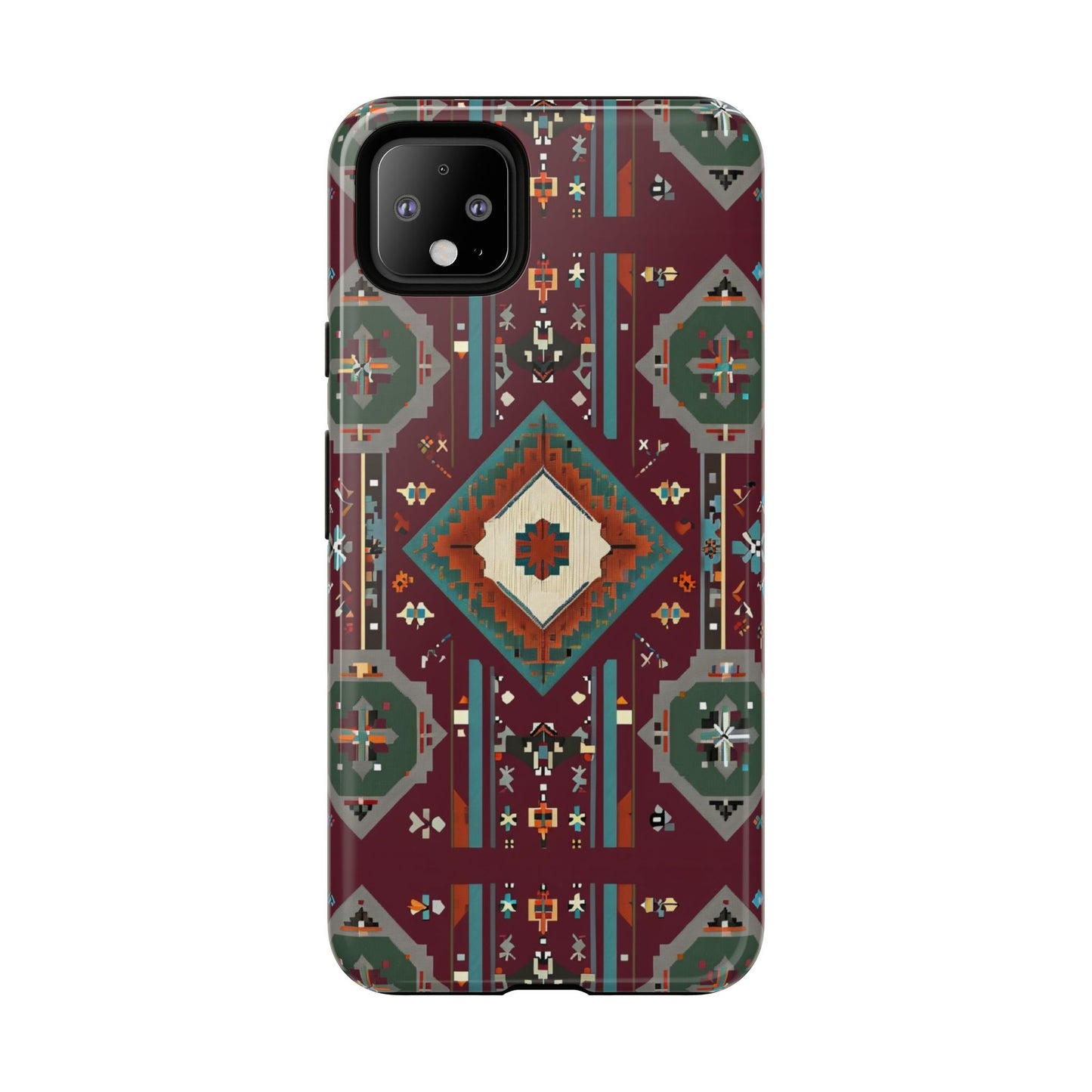 Tribal Pattern Phone Case - Boho Chic, Tough Durable Cover, Stylish Tech Accessory, Gift for Him/Her, Festival Essentials