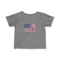 Patriotic Infant Tee - Celebrate 4th of July, Baby Independence Day Shirt, USA Toddler Tee, Children's Holiday Apparel, Red White Blue Tee