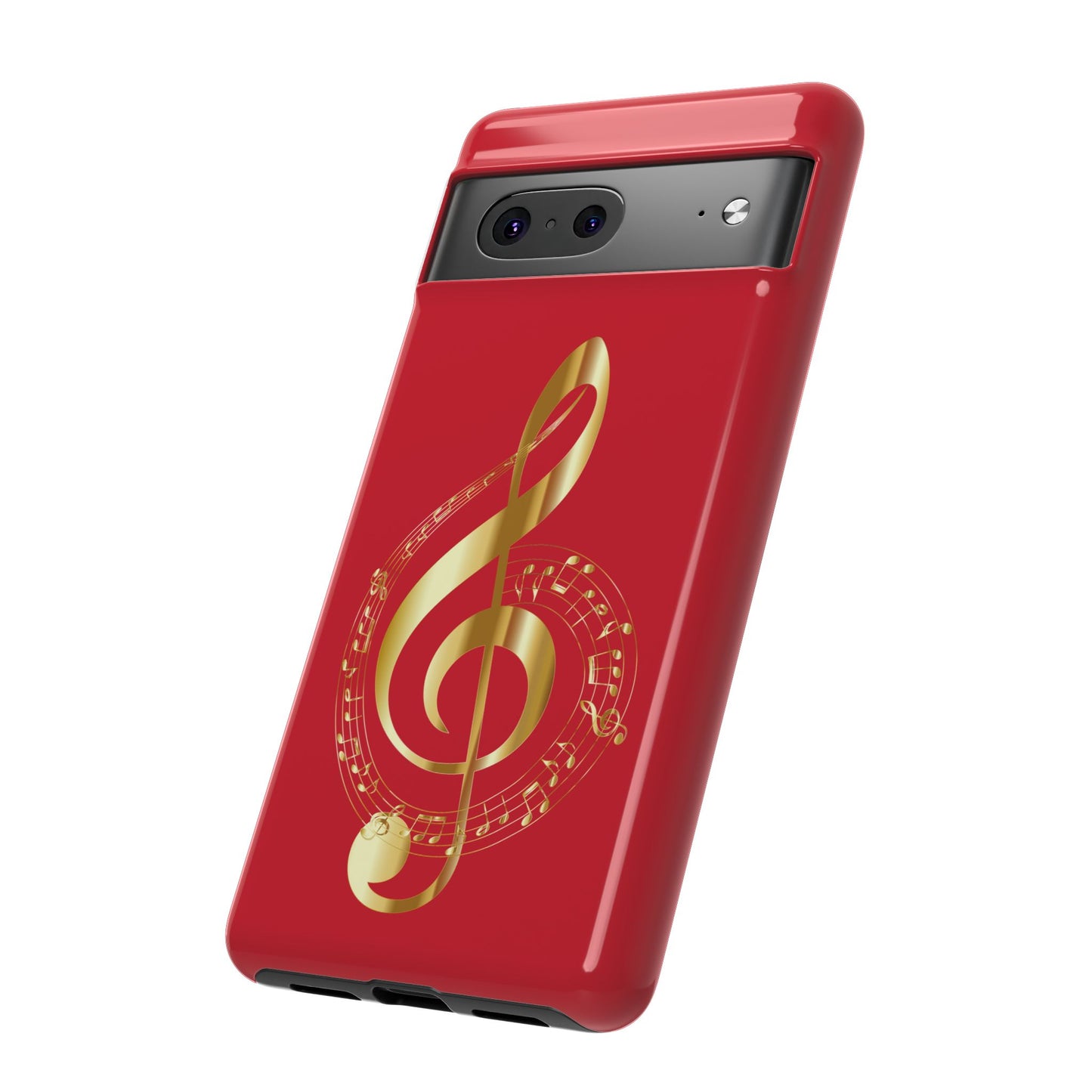 Tough Cases - Red Musical Note