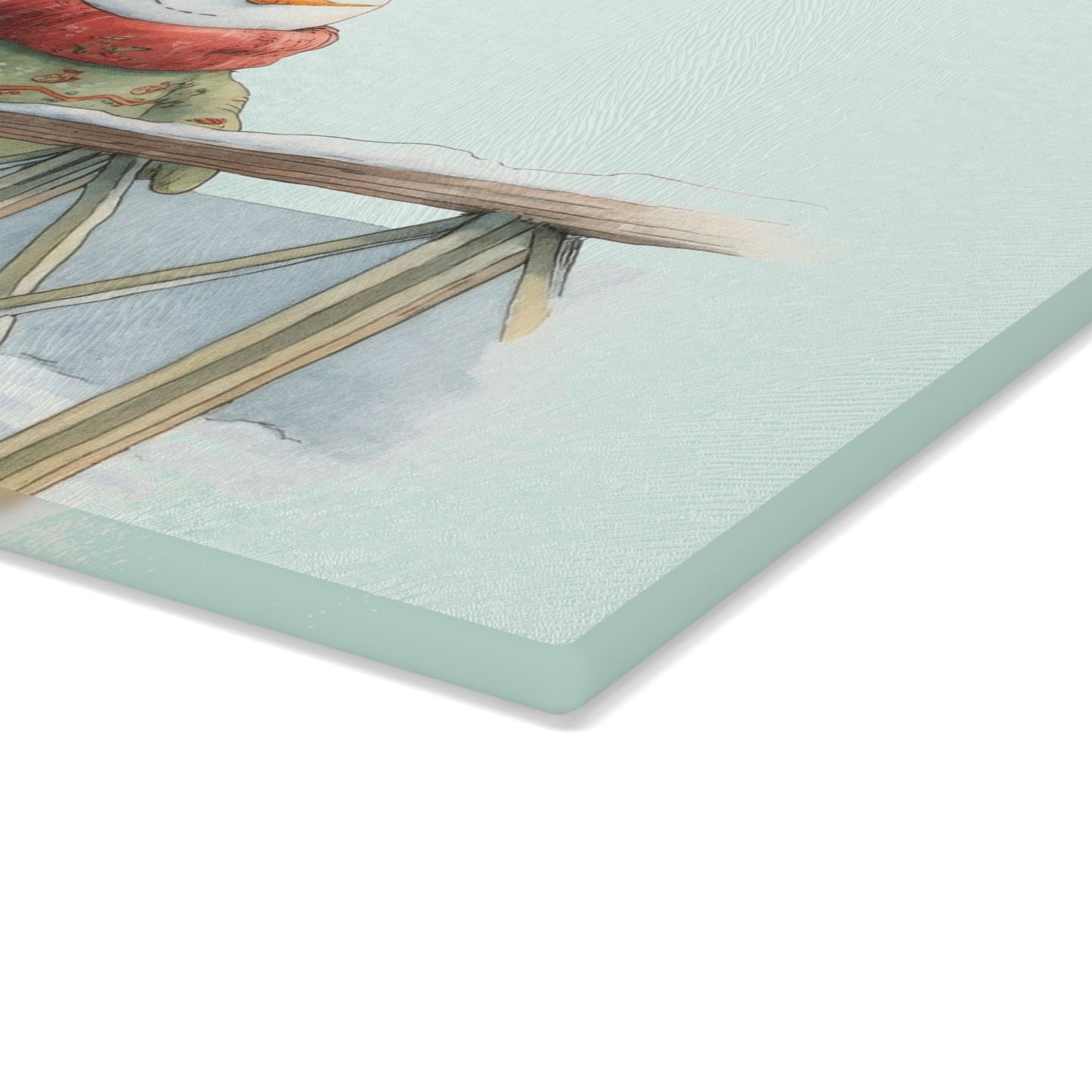 Whimsical Snowman Glass Cutting Board - Holiday Kitchen Gifts, Seasonal Decor, Unique Serving Tray, Winter Cooking Accessory, [...]